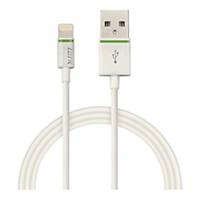 Kabel USB-A - Lightning M-M LEITZ Complete, tylko ładowanie, 1 m, biały