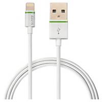 Cable LEITZ USB/iOS de 1 metro color blanco