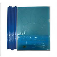 CBE Sliding Bar Folder A4 Blue - Pack of 12