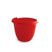 Contract Bucket With Plastic Handle 10L Red