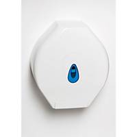 White/Blue Large Modular Jumbo Toilet Roll Dispenser