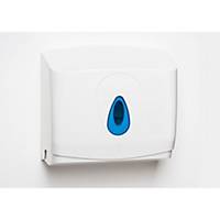 White/Blue Small Modular Hand Towel Dispenser