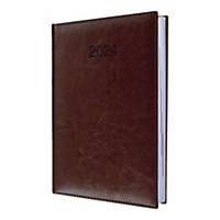 Kalendarz książkowy CRUX Balado A5, dzienny, brązowy