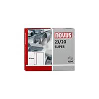 Agrafos galvanizados Novus - 23/20 - Super - Caixa de 1000