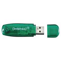 INTENSO Rainbow Line USB-Stick USB 2.0, Kapazität 8 GB, grün