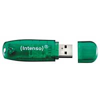 INTENSO RAINBOW LINE USB 2.0 8GB GREEN