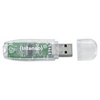 INTENSO Rainbow Line USB-Stick USB 2.0, Kapazität 32 GB, transparent