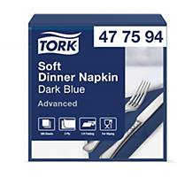 Napkins Tork 40 x 40 cm, 1/4 fold, blue, package of 100 pcs