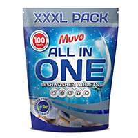 MUVO 7 IN 1 DISHWASHER TABLETS - PACK OF 100