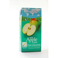 Sunpride Pure 1 Litre Reseal Apple Juice - Pack of 12
