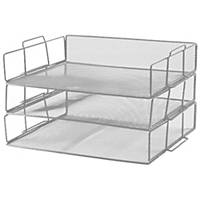 ORCA H-0931 Document Tray 3 Levels Silver