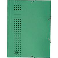 Elba Eckspanner 33470, A4, aus Karton, Fassungsvermögen: 150 Blatt, grün