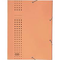 Flap Folder Elba 33470, A4, made of cardboard, capacity: 150 Sheets, yellow