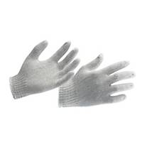 Proguard White Cotton Knitted Gloves - Pack of 12
