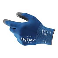 Ansell Hyflex® 11-618 gloves, Size 6, blue