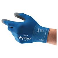 HyFlex Mechanikschutzhandschuhe 11-618, Größe 8, swz/blau, 1 Paar