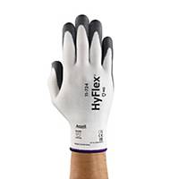 Ansell HyFlex® 11-724 Cut Protection Gloves, Size 7, White, 12 Pairs