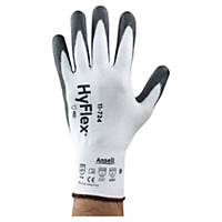 Ansell 11-724 Hyflex Glove White & Grey Size 7