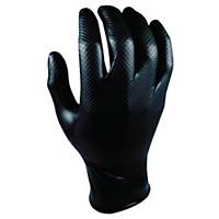 Grippaz 246 gants nitrile noir - taille M - boîte de 50 pièces