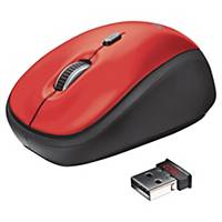 Souris sans fil Trust Yvi Wireless Mouse - rouge