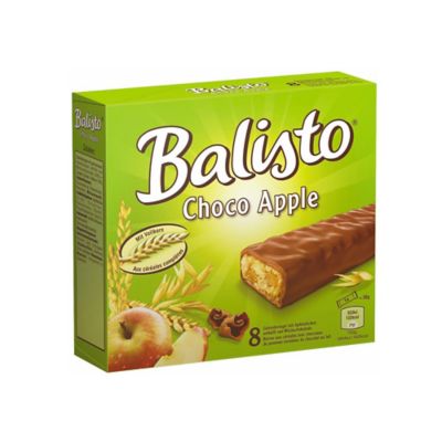 Barres Balisto Choco Apple, emballage de 8 pièces