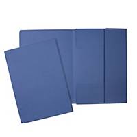 Hit Office 3-Flap Folder, Blue, 50Pcs