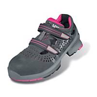 uvex 1 85608 Women s Safety Sandals, S1 SRC ESD, Size 39, Grey