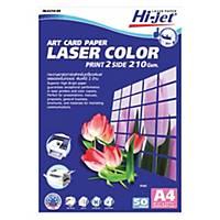 HI-JET Color A4 Laser Art Card Paper 210G Pack of 50