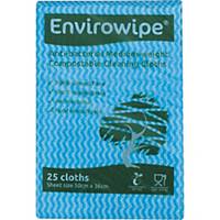 Envirowipe Blue Folded Cloth - Pack of 25