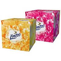 Linteo Elite Cube kozmetikai törlőkendő, 3 rétegű, fehér, 60 db/csomag