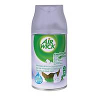 Air Wick légfrissítő utántöltő, friss ruha és fehér orgona illatú, 250 ml