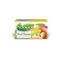 Čaj Pickwick ovocný černý, mango a zázvor, 20 sáčků