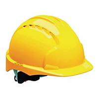 JSP Evo3 Comfort Plus safety helmet, Revolution® wheel ratchet, yellow, 1 piece