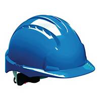 JSP Evo3 Comfort Plus safety helmet, Revolution® wheel ratchet, blue, 1 piece