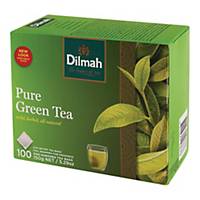 Herbata zielona DILMAH, 100 torebek bez zawieszki