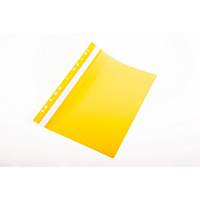 Rychlovazač s euroděrováním, PP, A4, žlutý, 10 ks