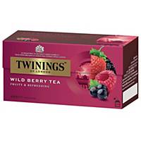 TWININGS Tea Bags Wild Berry Box of 25 Sachets