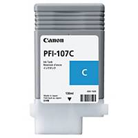 Inkjet Cartridge CANON PFI107C, 130ml, Cyan