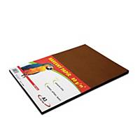 Stepa Coloured Paper, A3, 80g/m², Brown, 100 Sheets