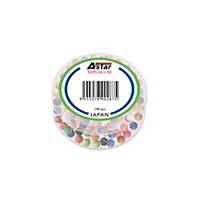 ASTAR ASSORTED COLOUR MAP PINS 6MM - PACK OF 100