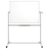 Nobo Classic mobiele whiteboard, staal, draaibaar, magnetisch, 120 x 90 cm