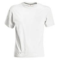 T-shirt manica corta Sunset bianco tg M