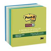 Post-it 報事貼 654-5SST 超黏環保便條紙 (波拉波拉島色系) 3吋x3吋 - 5本裝
