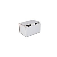 Jednodílná krabice s víkem, 175 x 130 x 100 mm, bílá, 50 kusů