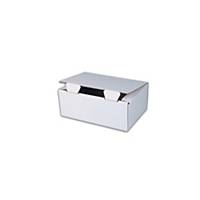 Jednodílná krabice s víkem, 302 x 207 x 110 mm, bílá, 50 kusů