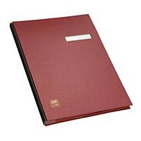 SIGNATURE BOOK LAMINATED COVERS RED