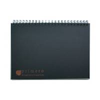 A zone Primero Ruled A5 Ringbook 70G Black - 180 Sheets