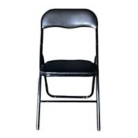 CFC FOLDING CHAIR WITH LOCK BLK