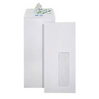 Winpaq Wiindow Plain White Peel & Seal Envelope  4 X9  100g - Pack of 50