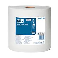 Carta per asciugatura uso industriale Tork bianco - conf. 2 bobine